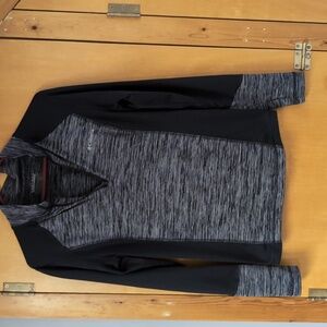 Columbia Black and Grey Quarter Zip